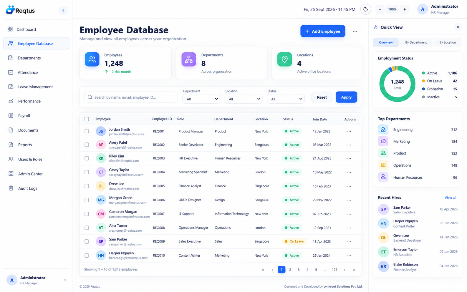 Reqtus service discussion illustrative product preview